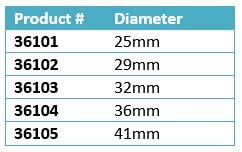 Wideband Male External Catheter size chart