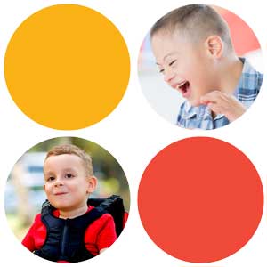 Special needs kids with autism and cerebral palsy