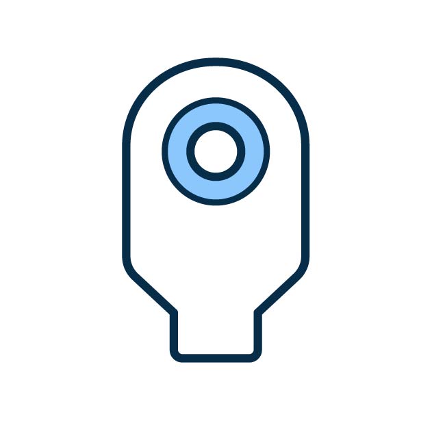 colostomy bag medical supplies icon