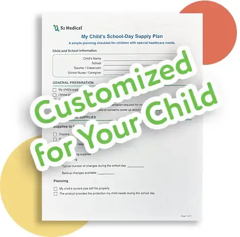 Image of school medical supply checklist